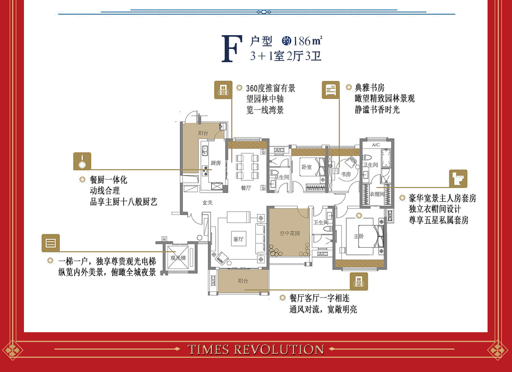 方直珑湖湾97-185平方米全南向户型,房天下会员团购额外99折_江门房
